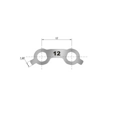 Титановая балка ЛенСтрукт (LenStruct) H=1 L=12, 3 шт.