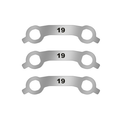 Титановая балка ЛенСтрукт (LenStruct) H=1 L=19, 3 шт.