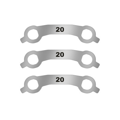 Титановая балка ЛенСтрукт (LenStruct) H=1 L=20, 3 шт.