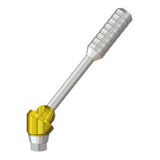 Угловой мультиюнит Lenmiriot Multi-Unit TiN D=4.8 G/H=4 45 град., совместимый с Lenmiriot R, Osstem Regular, один. констр.