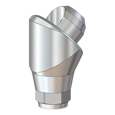 Угловой мультиюнит Lenmiriot Multi-Unit D=4.8 G/H=5 45 град., совместимый с Dentium Implantium, Superline, Lenmiriot I/SL, один. констр.