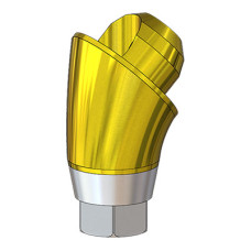 Угловой мультиюнит анатомической формы Lenmiriot Multi-Unit TiN D=4.8 G/H=5 45 град., совместимый с Lenmiriot R, Osstem Regular, один. констр. Угловой мультиюнит анатомической формы Lenmiriot Multi-Unit TiN D=4.8 G/H=5 45 град., совместимый с Lenmiriot R, Osstem Regular, один. констр.