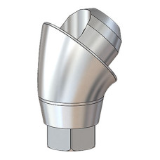 Угловой мультиюнит анатомической формы Lenmiriot Multi-Unit D=4.8 G/H=4 45 град., совместимый с Lenmiriot R, Osstem Regular, один. констр.