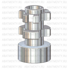 Трансфер для открытой ложки для мультиюнита D=5.5 L=9, совместимый с Dentium Implantium Multi-Unit, Superline Multi-Unit 5.5