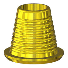 Титановое основание для мультиюнита Lenmiriot Multi-Unit TiN D=4.8 H=4, совместимое с Lenmiriot Multi-Unit, Nobel Multi-Unit под отвертку Straumann