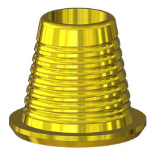Титановое основание для мультиюнита Lenmiriot Multi-Unit TiN D=4.8 H=4, совместимое с Lenmiriot Multi-Unit, Nobel Multi-Unit под отвертку Ankylos