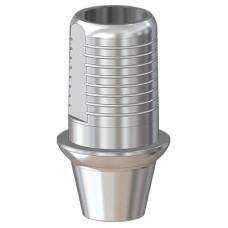 Титановое основание Флэт (Flat) G/H=1 H=4.5, совместимое с Lenmiriot A/CC, NobelActive / Conical NP, мост. констр.