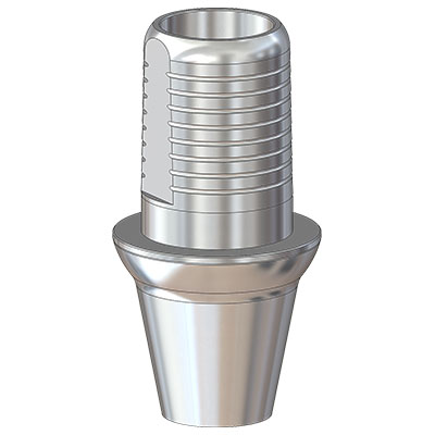 Титановое основание Флэт (Flat) G/H=1.5 H=4.5, совместимое с Dentium Implantium, Superline, Lenmiriot I/SL, мост. констр.
