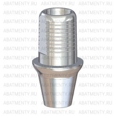 Титановое основание Флэт (Flat) G/H=1.5 H=4.5, совместимое с Lenmiriot R, Osstem Regular, мост. констр.