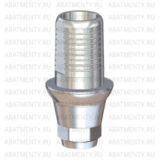 Титановое основание Флэт (Flat) G/H=1.5 H=4.5, совместимое с Dentium Implantium, Superline, Lenmiriot I/SL, один. констр.