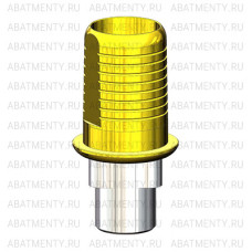 Титановое основание TiN Флэт (Flat) G/H=0.4 H=4.5, совместимое с NobelReplace NP, один. констр.