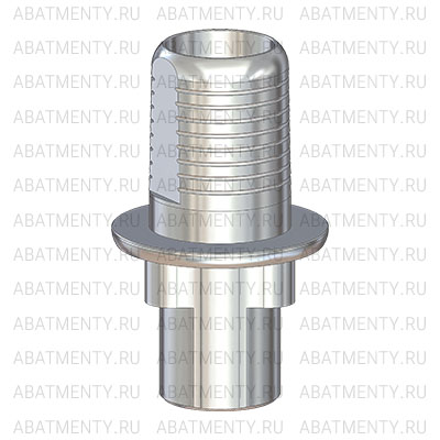 Титановое основание Флэт (Flat) G/H=0.4 H=4.5, совместимое с NobelReplace WP, один. констр.