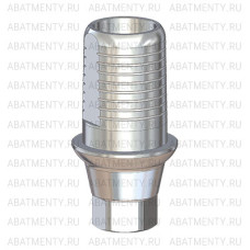 Титановое основание Флэт (Flat) G/H=1 H=4.5, совместимое с Lenmiriot A/CC, NobelActive / Conical NP, один. констр.