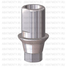 Титановое основание Халф (Half) G/H=1.2 H=4, совместимое с Lenmiriot A/CC, NobelActive / Conical NP, один. констр.