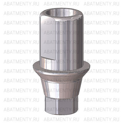 Титановое основание Халф (Half) G/H=1.2 H=4, совместимое с Lenmiriot A/CC, NobelActive / Conical NP, один. констр.