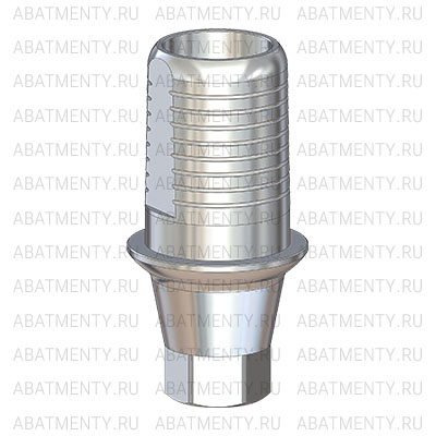 Титановое основание Флэт (Flat) G/H=1 H=4.5, совместимое с Astra Tech OsseoSpeed TX 3.5/4.0, один. констр.