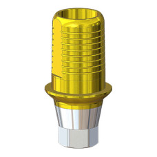 Титановое основание TiN Флэт (Flat) G/H=1 H=4.5, совместимое с Astra Tech OsseoSpeed TX 3.5/4.0, один. констр.