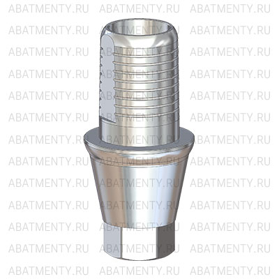 Титановое основание Флэт (Flat) G/H=1 H=4.5, совместимое с Astra Tech OsseoSpeed TX 4.5/5.0, один. констр.