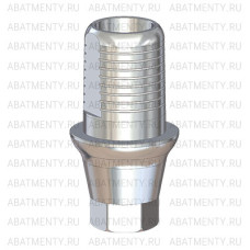 Титановое основание Флэт (Flat) G/H=1.5 H=4.5, совместимое с Lenmiriot R, Osstem Regular, один. констр.