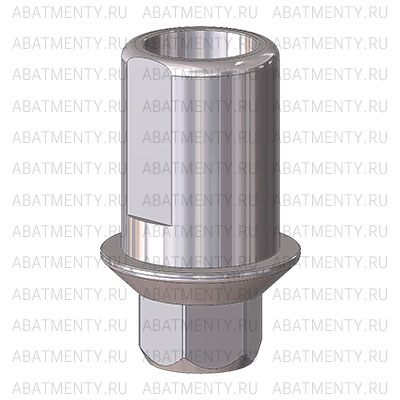 Титановое основание Халф (Half) G/H=0.5 H=4, совместимое с MIS NP, один. констр.