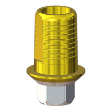 Титановое основание TiN Флэт (Flat) G/H=0.5 H=4.5, совместимое с MIS SP, один. констр.