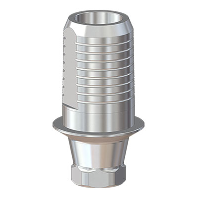 Титановое основание Флэт (Flat) G/H=0.7 H=4.5, совместимое с Alpha-Bio Conical Narrow, один. констр.
