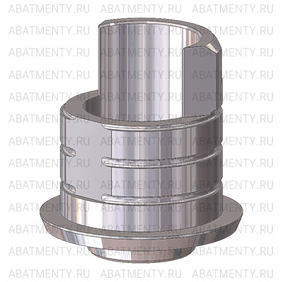 Титановое основание Степ (Step) ARUM G/H=0.4 H=4, совместимое с NobelReplace RP, мост. констр.