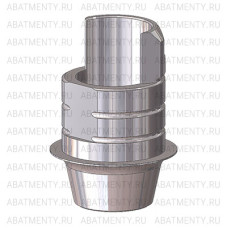 Титановое основание Степ (Step) ARUM G/H=0.5 H=4, совместимое с Lenmiriot A/CC, NobelActive / Conical NP, мост. констр.