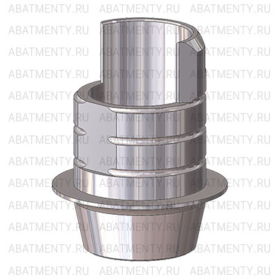 Титановое основание Степ (Step) ARUM G/H=0.5 H=4, совместимое с Lenmiriot A/CC, NobelActive / Conical RP, мост. констр.