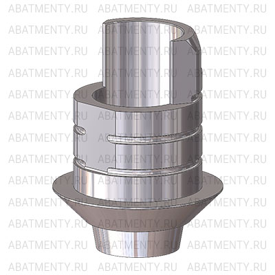 Титановое основание Степ (Step) ARUM G/H=0.5 H=4, совместимое с ADIN RS, мост. констр.