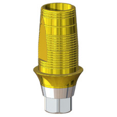 Титановое основание TiN Белл Гео (Bell Geo) G/H=1.3 H=5.3, совместимое с Lenmiriot A/CC, NobelActive / Conical NP, один. констр.