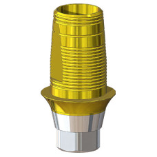 Титановое основание TiN Белл Гео (Bell Geo) G/H=1.3 H=5.3, совместимое с Lenmiriot A/CC, NobelActive / Conical RP, один. констр.