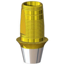 Титановое основание TiN Белл Гео (Bell Geo) G/H=1.3 H=5.3, совместимое с Lenmiriot A/CC, NobelActive / Conical RP, мост. констр.
