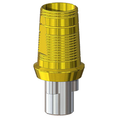 Титановое основание TiN Белл Гео (Bell Geo) G/H=1 H=4.7, совместимое с NobelReplace NP, один. констр.