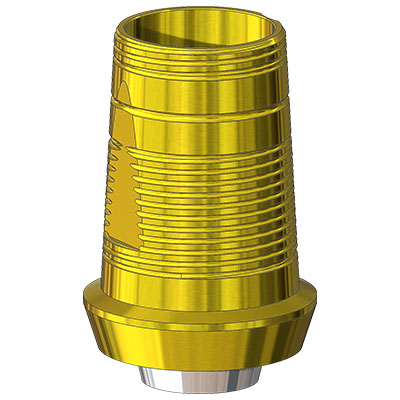 Титановое основание TiN Белл Гео (Bell Geo) G/H=1 H=4.7, совместимое с NobelReplace NP, мост. констр.