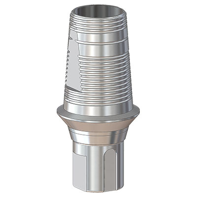 Титановое основание Белл Гео (Bell Geo) G/H=1.3 H=4.55, совместимое с Straumann Bone Level NC, один. констр.