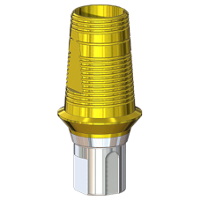 Титановое основание TiN Белл Гео (Bell Geo) G/H=1.3 H=4.55, совместимое с Straumann Bone Level NC, один. констр.