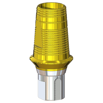 Титановое основание TiN Белл Гео (Bell Geo) G/H=1.3 H=4.55, совместимое с Straumann Bone Level NC, один. констр.