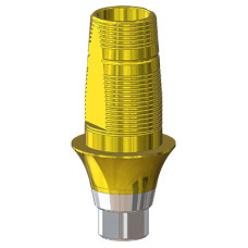 Титановое основание TiN Белл Гео (Bell Geo) G/H=2 H=6, совместимое с Lenmiriot A/CC, NobelActive / Conical NP, один. констр.
