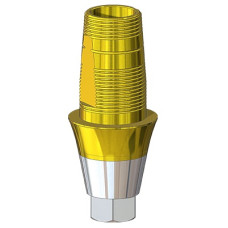 Титановое основание TiN Белл Гео (Bell Geo) G/H=2 H=6, совместимое с Astra Tech OsseoSpeed TX 4.5/5.0, один. констр.