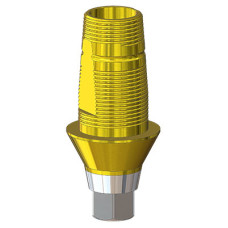 Титановое основание TiN Белл Гео (Bell Geo) G/H=2 H=6, совместимое с Astra Tech OsseoSpeed TX 3.5/4.0, один. констр.