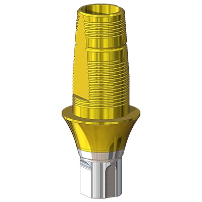 Титановое основание TiN Белл Гео (Bell Geo) G/H=2 H=6, совместимое с Straumann Bone Level NC, один. констр.