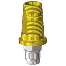 Титановое основание TiN Белл Гео (Bell Geo) G/H=0.75 H=5.25, совместимое с Biomet 3i Certain 4.1, один. констр.