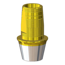 Титановое основание TiN Белл Гео (Bell Geo) G/H=1.3 H=5.3, совместимое с Lenmiriot A/CC, NobelActive / Conical WP, мост. констр.
