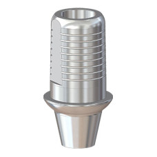 Титановое основание Флэт (Flat) G/H=1 H=4.5, совместимое с Lenmiriot A/CC, NobelActive / Conical 3.0, мост. констр.