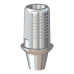 Титановое основание Флэт (Flat) G/H=1 H=4.5, совместимое с Lenmiriot A/CC, NobelActive / Conical 3.0, мост. констр.