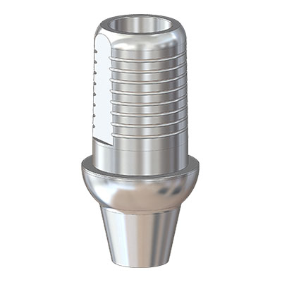 Титановое основание Флэт (Flat) G/H=1.5 H=4.5, совместимое с Lenmiriot A/CC, NobelActive / Conical 3.0, мост. констр.