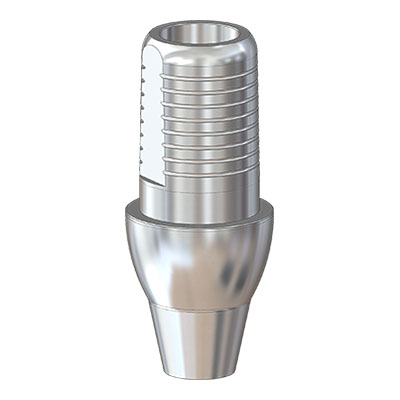 Титановое основание Флэт (Flat) G/H=2.5 H=4.5, совместимое с Lenmiriot A/CC, NobelActive / Conical 3.0, мост. констр.