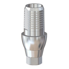 Титановое основание Флэт (Flat) G/H=2.5 H=4.5, совместимое с Lenmiriot A/CC, NobelActive / Conical NP, один. констр.