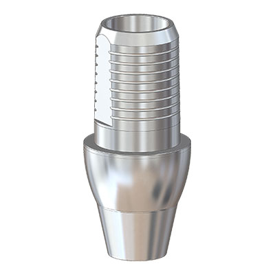 Титановое основание Флэт (Flat) G/H=2.5 H=4.5, совместимое с Lenmiriot A/CC, NobelActive / Conical NP, мост. констр.